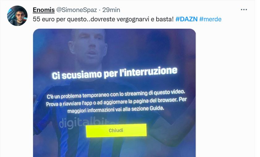 DAZN inter napoli
