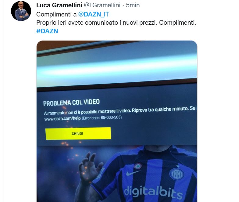 DAZN inter napoli