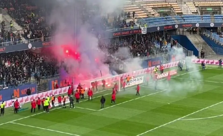 Montpellier Nantes interrotta
