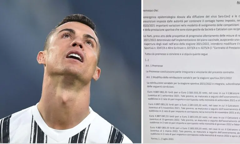 carta Cristiano Ronaldo