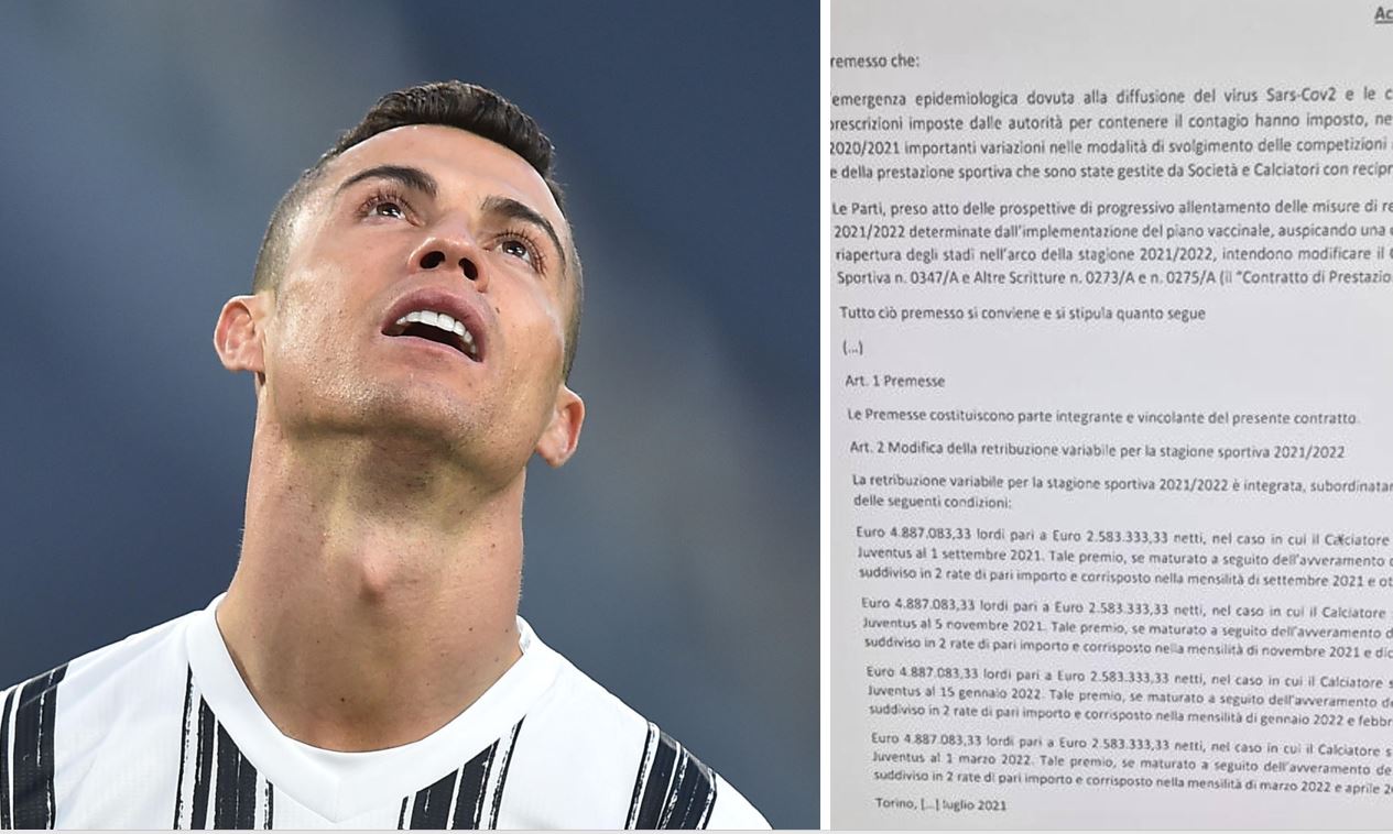carta Cristiano Ronaldo
