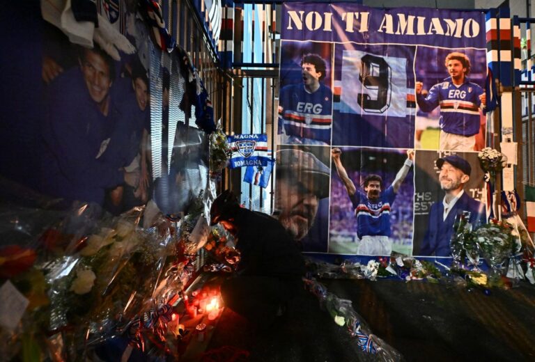 omaggio vialli Sampdoria