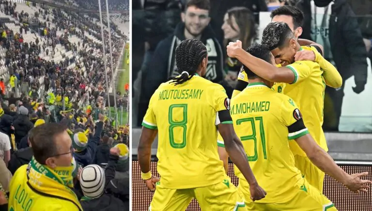 coro tifosi nantes juventus