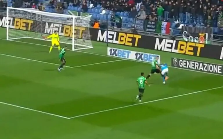 gol Osimhen Sassuolo Napoli