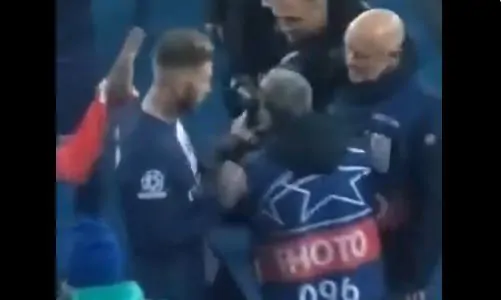 sergio ramos spinge fotografi