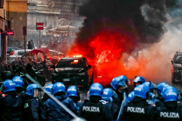 scontro Napoli Francoforte