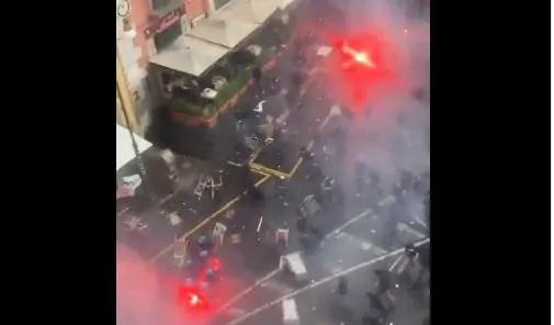 scontri tifosi napoli eintracht