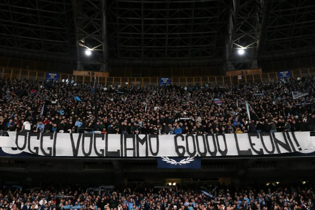 Napoli Milan coreografia