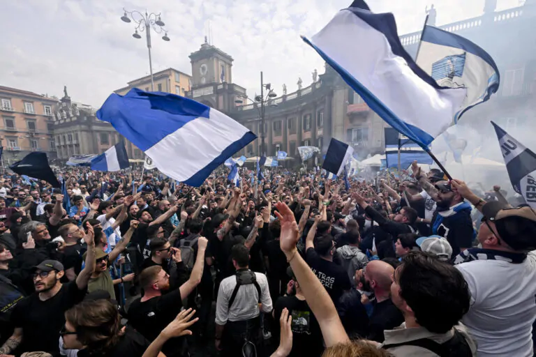 Festa scudetto tifosi Napoli