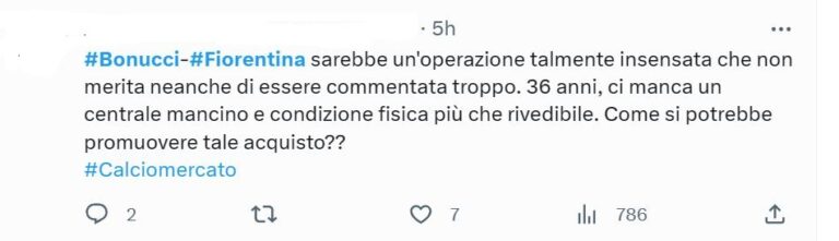 Bonucci Fiorentina