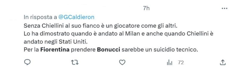 Bonucci Fiorentina