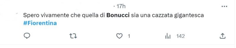 Bonucci Fiorentina