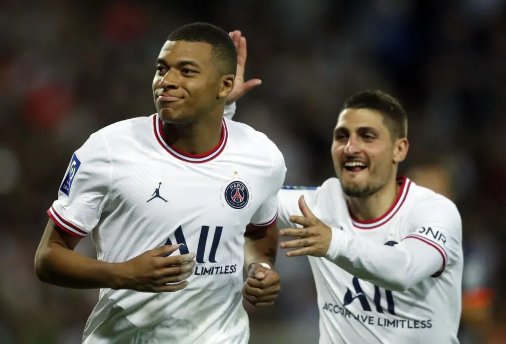 Verratti Mbappe