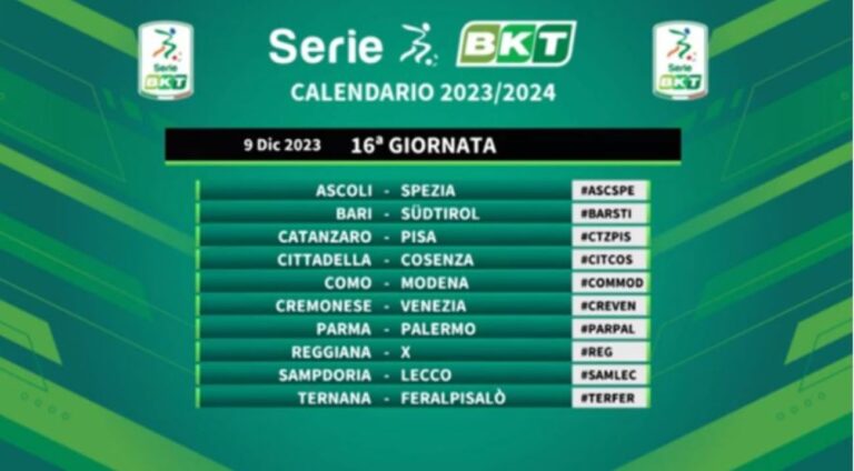 calendario serie b