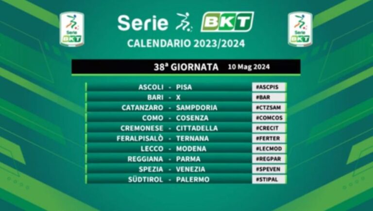 calendario serie b