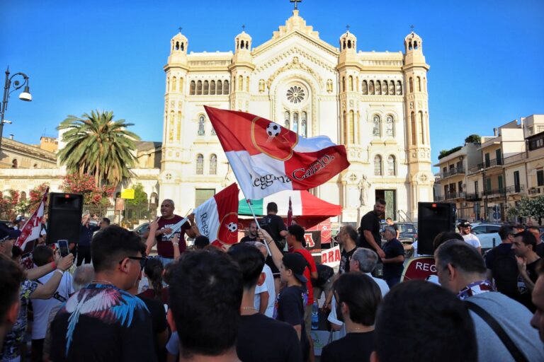 manifestazione tifosi Reggina