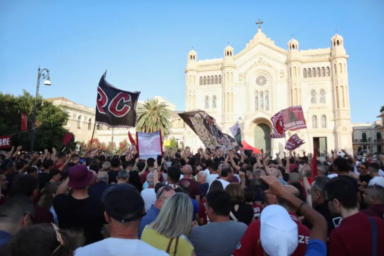manifestazione tifosi Reggina