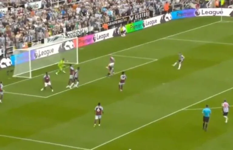 gol Tonali Newcastle Aston Villa