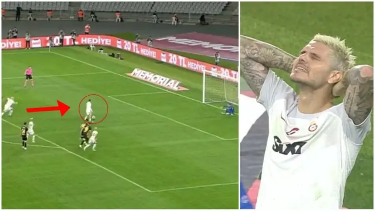 Mauro Icardi rigore sbagliato Istanbulspor-Galatasaray