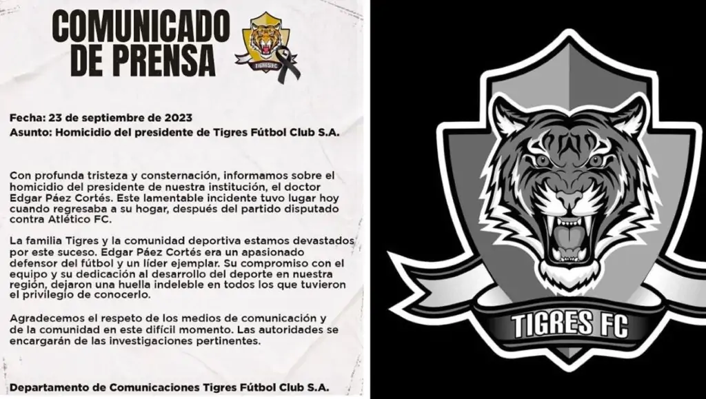 ucciso presidente tigres