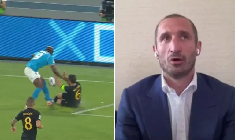 Chiellini rigore Napoli