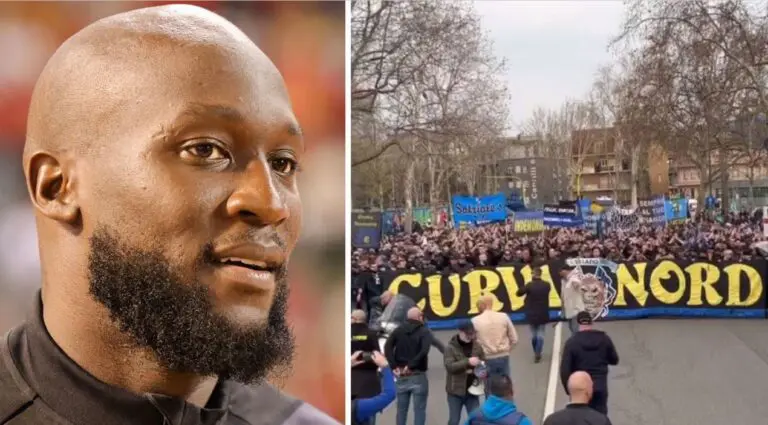 Lukaku Curva Nord Inter