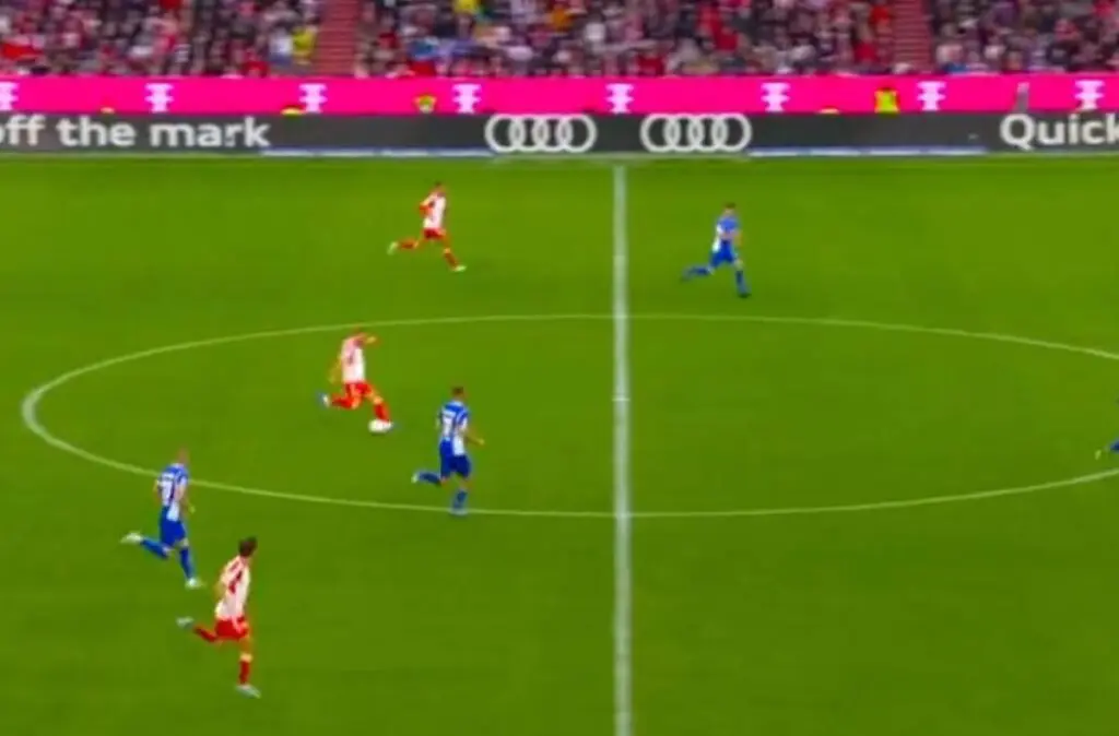 gol Kane centrocampo