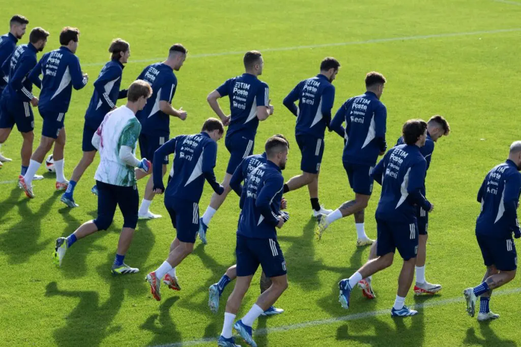 allenamento Italia