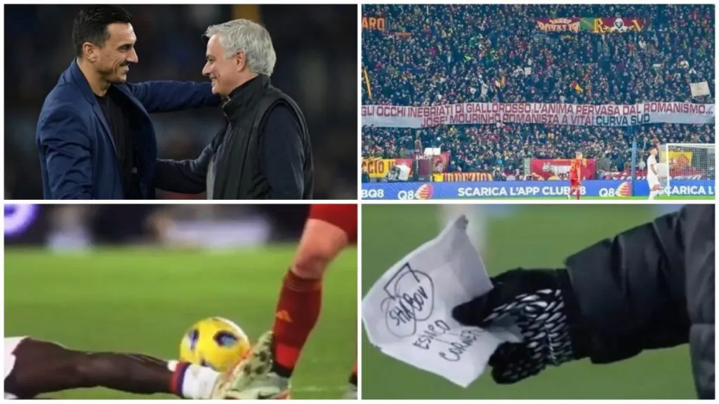 Mourinho Roma-Fiorentina