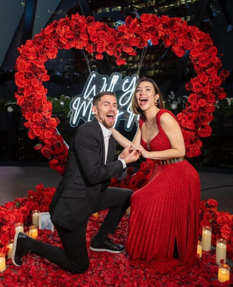 Proposta di matrimonio Jorginho