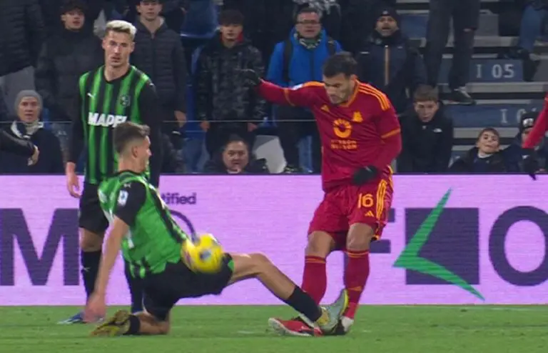 espulsione Boloca Sassuolo Roma