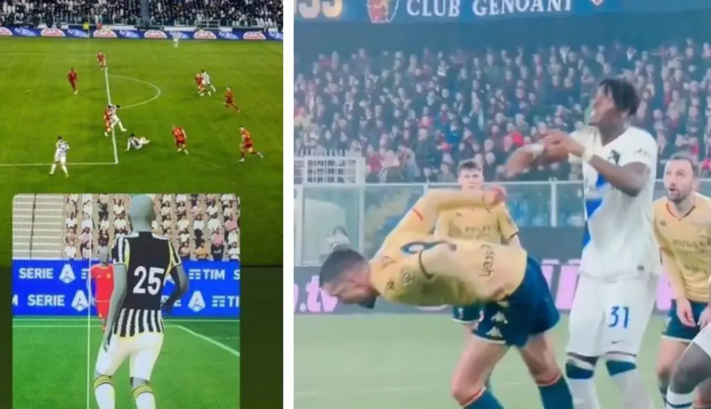 fuorigioco Rabiot Juventus Roma