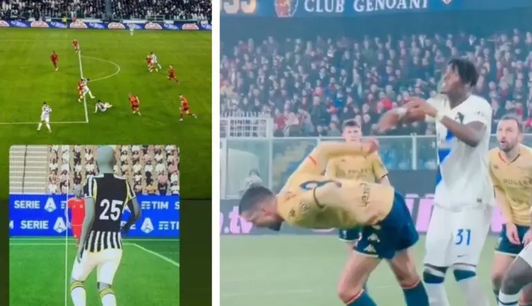 fuorigioco Rabiot Juventus Roma