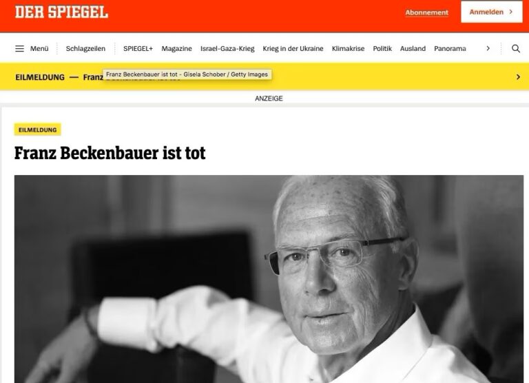 morte Beckenbauer
