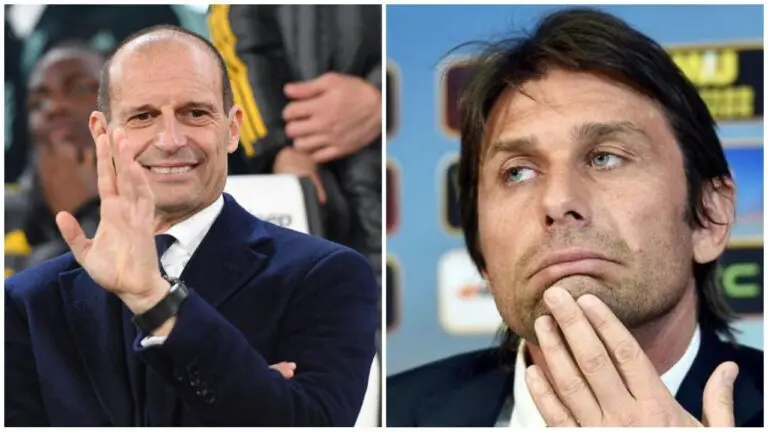 Massimiliano Allegri e Antonio Conte