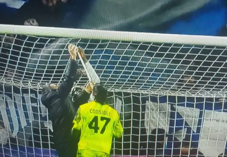 Sassuolo Napoli interrotta