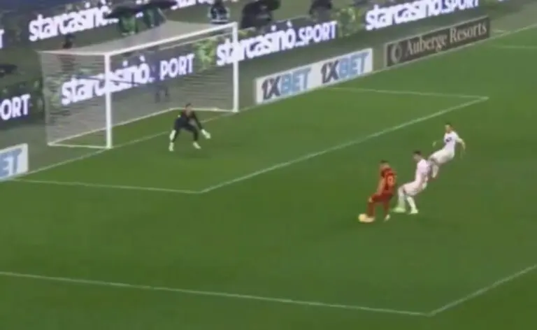gol El Shaarawy Roma Inter