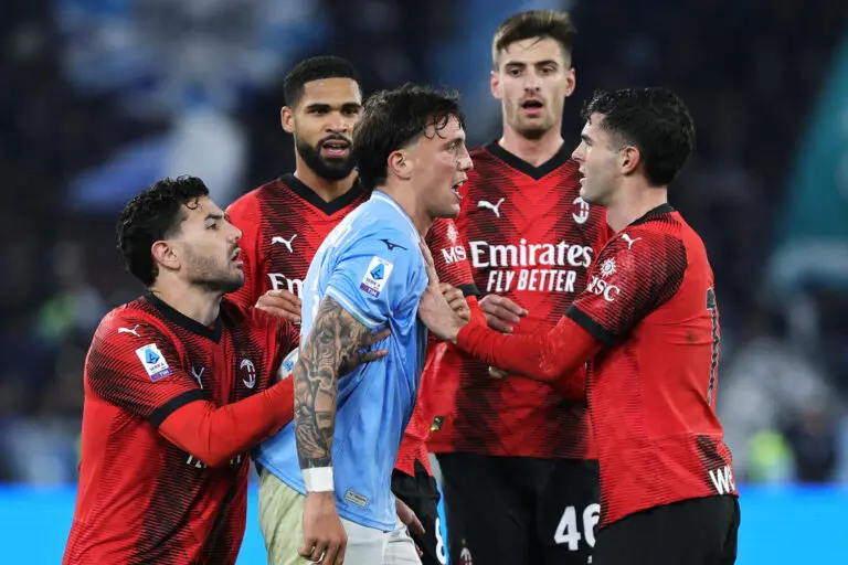 Pellegrini-Pulisic in Lazio-Milan