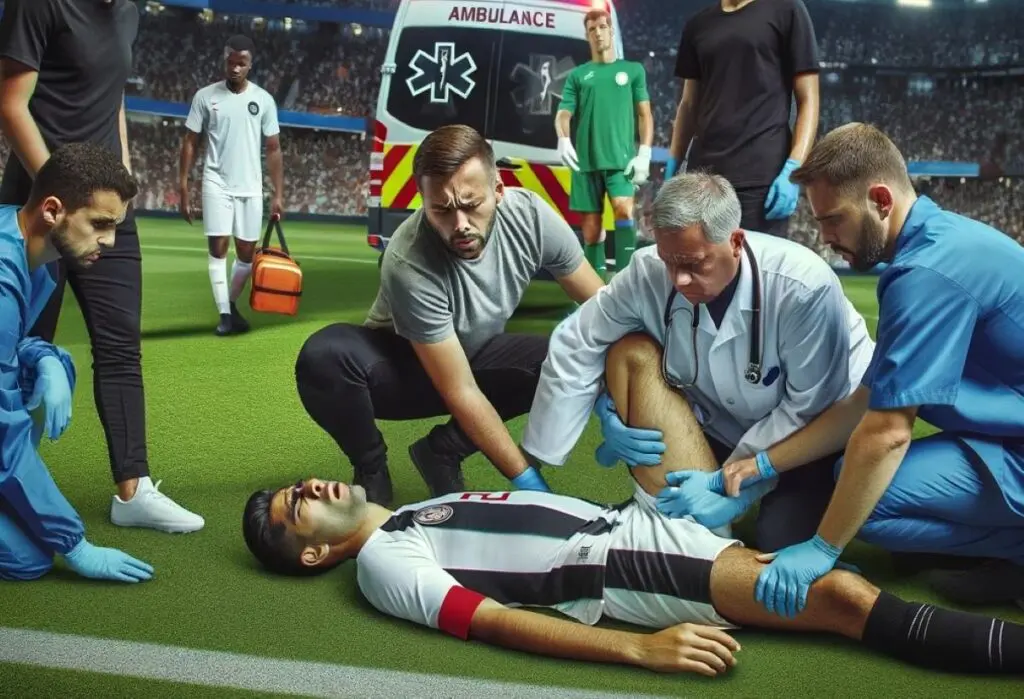morto calciatore calcio parti intime