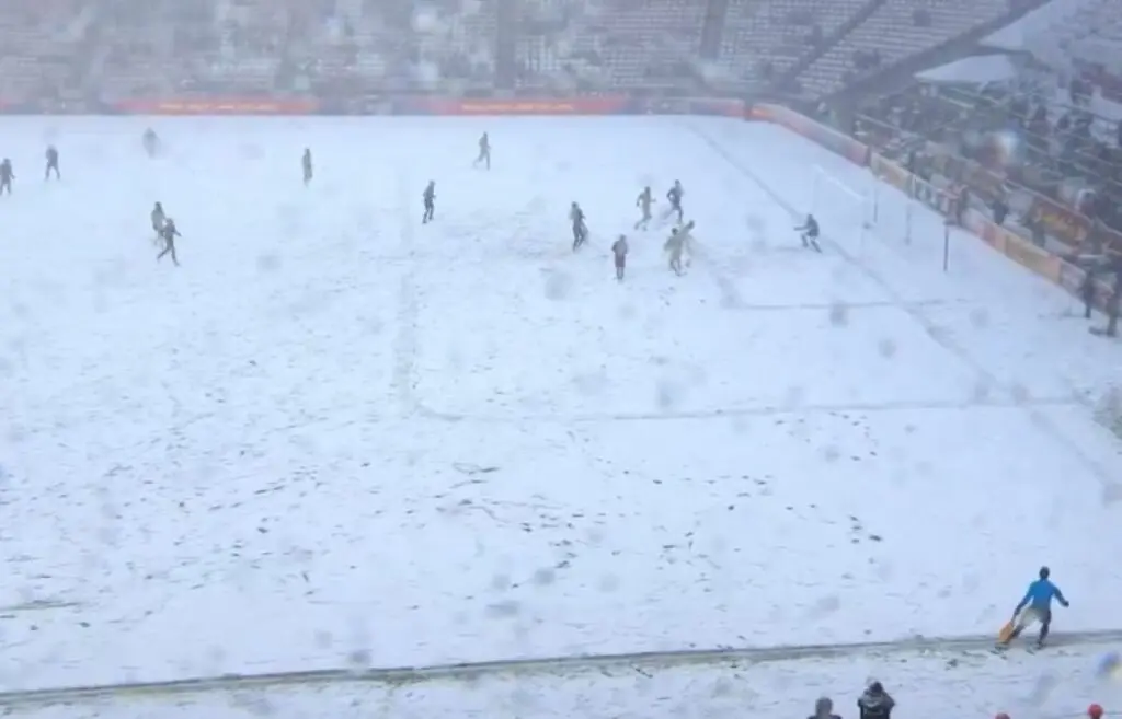 partita bufera neve Mls