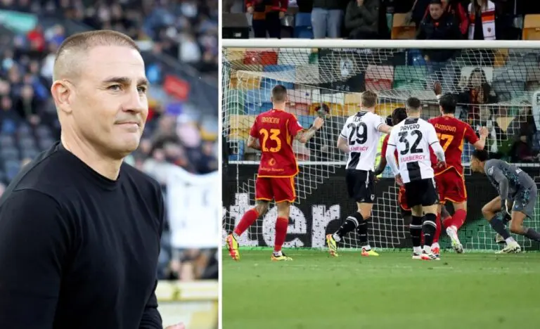 Cannavaro Udinese Roma
