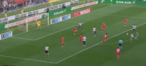 Gol Politano Monza-Napoli