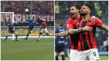 Pallonetto Ronaldo si è girato Giroud precedenti Milan-Inter