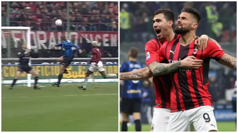 Pallonetto Ronaldo si è girato Giroud precedenti Milan-Inter