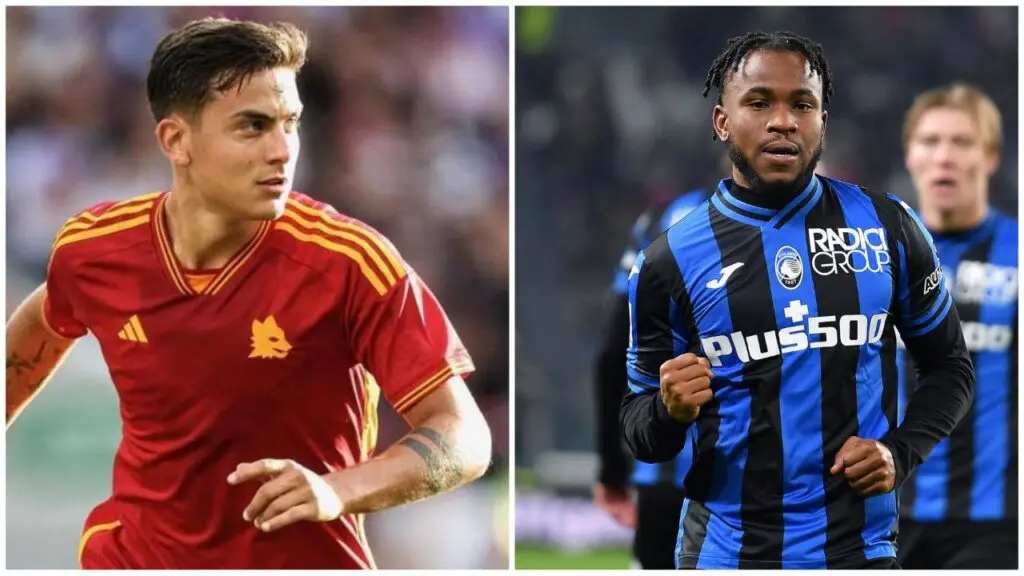 Roma e Atalanta Dybala e Lookman