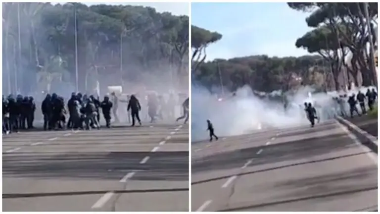 Scontri Roma-Lazio