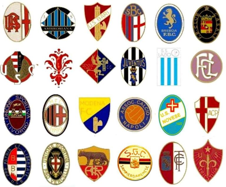 Stemmi squadre Serie A anni 20 30