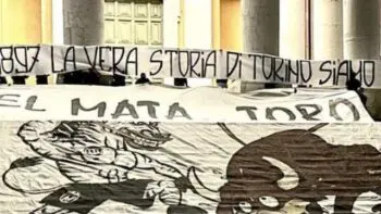 Striscioni Basilica Superga