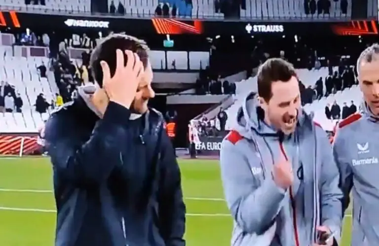 esultanza Leverkusen