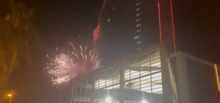 fuochi d'artificio psg